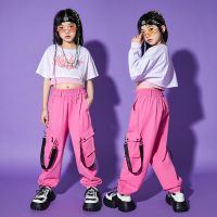 [COD] Jazz dance girls summer navel hip-hop childrens trendy clothes model fried street catwalk training practice