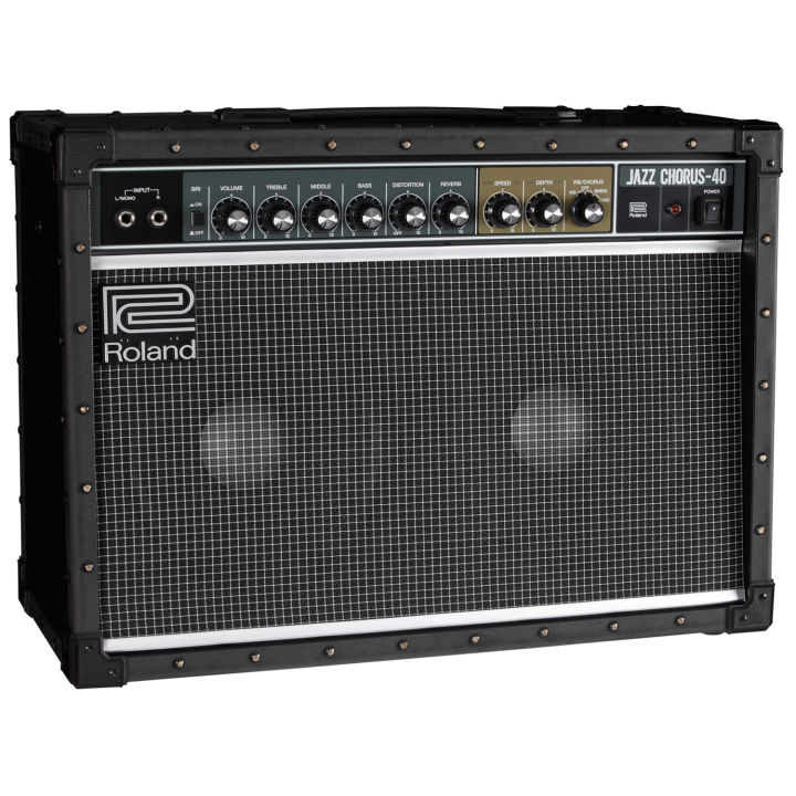 roland-jc-40-แอมป์โปร่ง-แอมป์อะคูสติค-40-วัตต์-ลำโพงสเตอริโอแบบ-3-มิติ-ให้เสียงคลีนแบบ-jazz-chorus-ต่อหูฟังได้-ต่อฟุตสวิทช์ได้-แถมฟรีสายไฟ