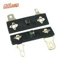 【HOT】 GHXAMP Lugs Soldering 2-pin Horn Tab Plated Terminal 2PCS