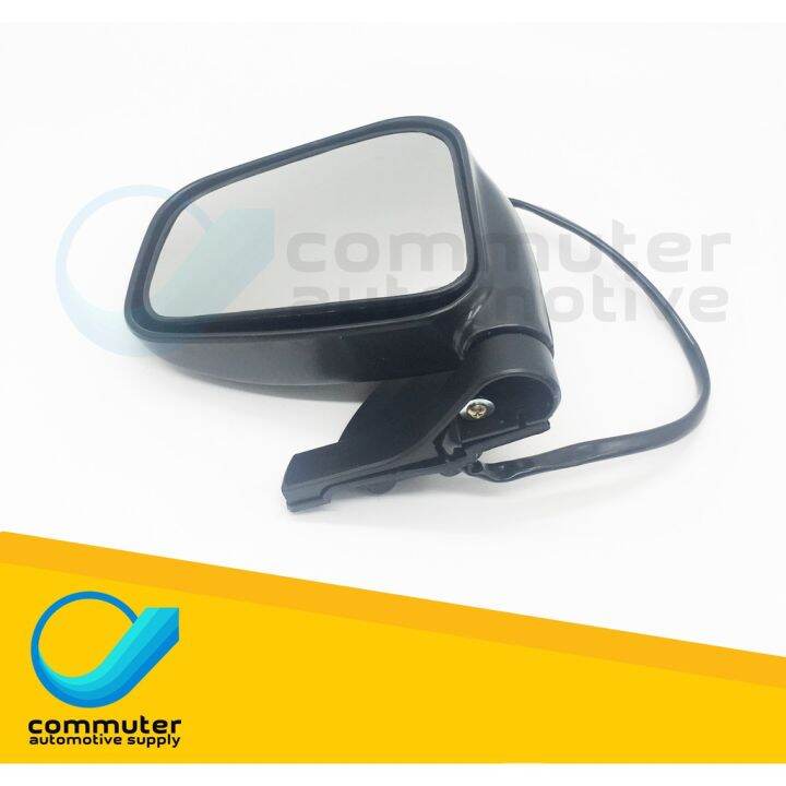 [LEFT Black Power w Thin Frame] Mitsubishi Adventure Side Mirror