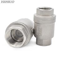 ◘ 304 stainless steel 1/8 quot; 1/4 quot; 3/8 quot; 1/2 quot; 3/4 quot; 1 quot; female thread wire mouth vertical check valve non-return valve