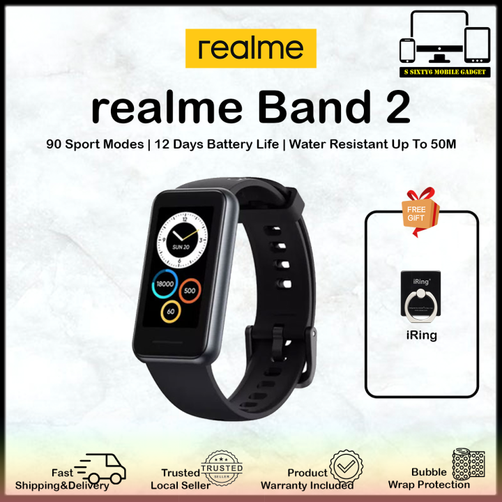 realme band 2 battery life