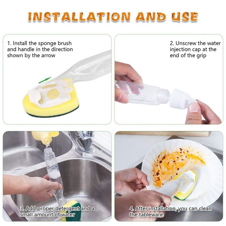 heavy-duty-dish-washing-stick-sponge-dish-washing-sponge-with-handle-non-scratching-and-reusable-dish-sink-18-pcs