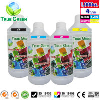 True Green inkjet refill  for CANON 1,000ml. all model : B/C/M/Y (หมึกเติม Canon 4 ขวด)