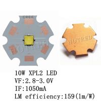 【Cod】 Shop n sale 1ชิ้นเดิม Cree XPL2 LED XP-L2 XPL 2nd ที่2ไดโอด HD 3535 Led ชิปเย็นสีขาวพลังงานสูง LED ที่มี20มิลลิเมตรทองแดง Pcb