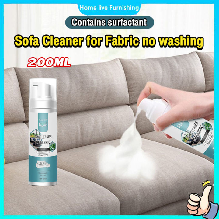 Sofa Cleaner 200ml Sofa Stain Remover Fabric Cleaner Quick Dry No Wash