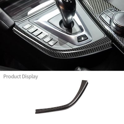 【YF】 Real Carbon Fiber For BMW F80 F82 F83 M3 M4 2014-2018 Car Gear Shift Side L Shape Strips Panel Trim Interior Accessories L/RHD