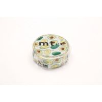 mt masking tape avocado (MTEX1P165) / เทปตกแต่งวาชิ ลาย avocado แบรนด์ mt masking tape ประเทศญี่ปุ่น