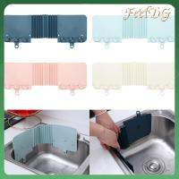 FEELDG Gadgets ครัว ซักผ้ากระเซ็น ชั้นวางของออแกไนเซอร์ พับได้ Sink Splash Guard อ่างล้างจาน ตัวดูด แผ่นกั้นน้ำ