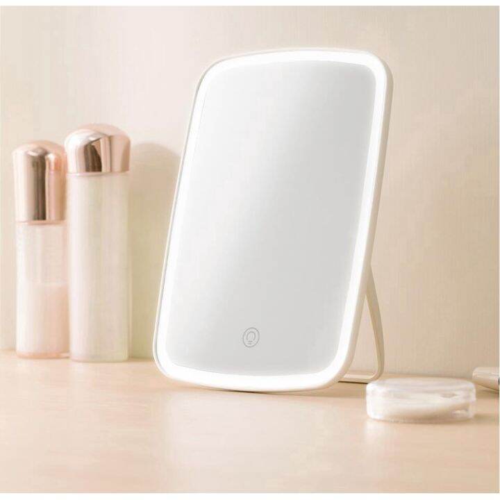 xiaomi-mijia-กระจกแต่งหน้าแบบมีไฟ-led-พับได้-intelligent-makeup-mirror-desktop-led-light-folding-light-mirror