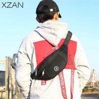 【CW】 Fashion Men Waist Pack Purse Large Canvas Outdoor Banana Hip