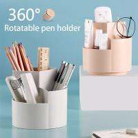 Multifunctional 3 Grid Pen Holder Desktop Organizer Ruler Pencil Storage Bucket High Capacity Pen Holder Office Stationery Box