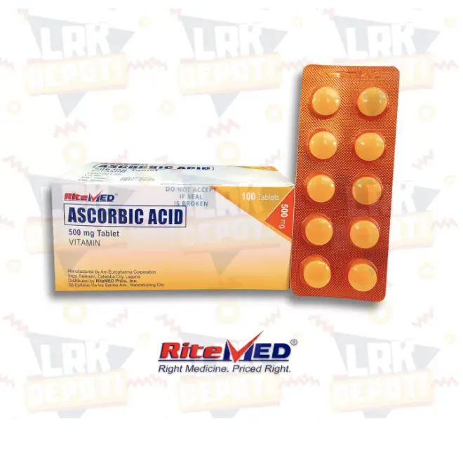 RiteMed Ascorbic Acid Vitamin C 500mg (100 Tablets) Immunity