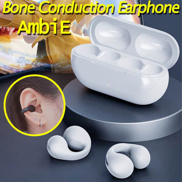 Ambie Earphone Earcuff Bone Conduction Headphone Wireless Earbuds Bone