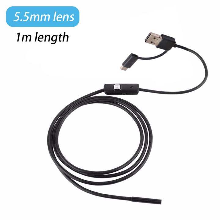 5.5mm Endoscoop Camera USB Endoscope HD Inspection Camera 6 Adjustable