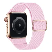 Scrunchie สายรัดสำหรับสายคาด Apple Watch 44มม. 40มม. 45มม. 41มม. ปรับได้ไนลอนเดี่ยวสร้อยข้อมือ IWatch 3 4 5 Se 6 7