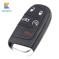 【NEW】 islwpi KEYECU 5ปุ่มรีโมทสมาร์ทเคส FOB สำหรับ Chrysler 300สำหรับ Dodge Challenger Charger Durango Journey สำหรับ Jeep