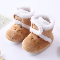 New Product Baywell Spring Winter Warm Newborn Boots 1 Year Baby Girls Boys Shoes Toddler Soft Sole Fur Snow Boots 0-18M