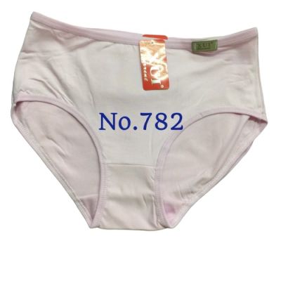 กางเกงในหญิง XUI #782 ผ้านิ่ม ใส่สบาย ไซส์ M เอว22-30นิ้ว แพ็คละ5ตัวและ10ตัว