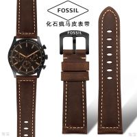 Fossil ฟอสซิล สายนาฬิกา นาฬิกาข้อมือผู้ชาย BQ2457/BQ2364/FS5946 Series สายหนังม้าบ้า 22 มม.