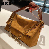 [BXX] Woman Large Capacity Velvet Chains Personality All-match Crossbody Shoulder Bag Fashion Tide Summer GF0819