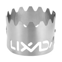 Lixada ที่วางเตาด้านนอกแบบพกพา2-In-1,Ultralight ไทเทเนียม Al-Coholความถี่กลางแจ้งสำหรับตั้งแคมป์เดินป่าแบกเป้เดินทาง