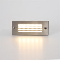 3W IP65 Waterproof LED Stair Step Light 160mm Pathway Recessed Wall Corner Light Outdoor Garden LED Footlight