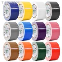 ۞ 10Mx45mm Waterproof Sticky Adhesive Cloth Duct Tape Roll Craft Repair Red/Black/Blue/Brown/Green/Silvery Gray/White/Yellow