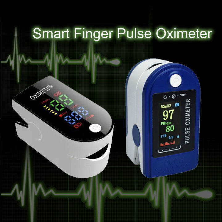 Portable Medical Finger Pulse Oximeter Accurately Measures Blood