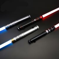 Raven Smooth Swing Lightsaber Metal Hilt Heavy Dueling 12 Colors Change 10 Soundfonts Blaster Cosplay Laser Jedi Sword