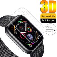 3D Full Cover Screen Protector Hydrogel Film For Apple Watch 4 5 6 40MM 44MM Soft Film For Apple Watch 3 2 1 38MM 42MM Not Glass Screen Protectors