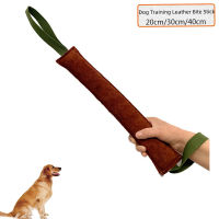 ของเล่น Agility Training โยนทำความสะอาด Tug อุปกรณ์แบบโต้ตอบ Bite Dog Leather Training Teeth Bite Pull Dog Toys Chewing Stick