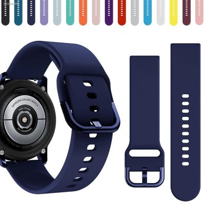 №☢✇ 20mm/22mm Strap for Samsung Galaxy Watch Active 2 40mm 44mm 3 Gear Sport Wrist Bracelet Replacement Watchband 20mm 22 Watch Band