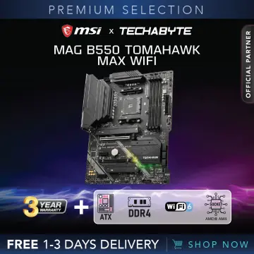 MSI - Carte Mère Mag B550 Tomahawk Max Wifi AM4 DDR4 - ATX
