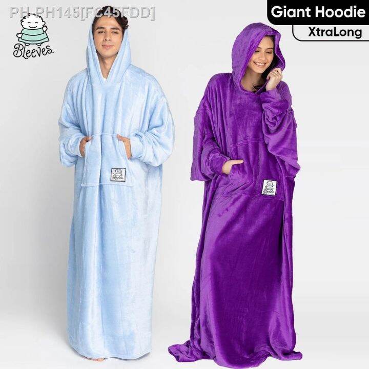 Bleeves® Giant Hoodie XtraLong Size unisex wearable blanket with