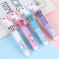 10 Colors Cartoon Ball Point Pen Unicorn Cute Animal Pen Student Gift School Office Supplies Stationery Wholesale Pens