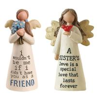 Friendship Statues for Women Home Decoration Memorable Blessing Sculpture Friendship Gifts for Women Friends Desktop Home Office Decor value