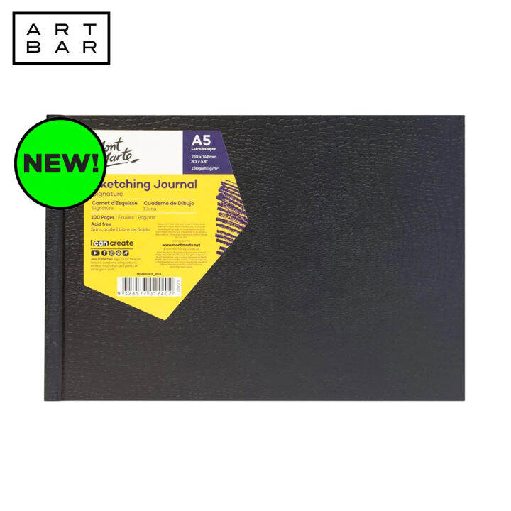 Mont Marte Sketch Pad Msb0049 A5 Sketching Journal Croc Finish