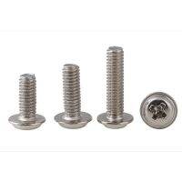 Nickel-Plated Phillips Round Head With Pad Screw. With Screw  Computer Screw Strap M2 M2.5    500 Pcs Nails Screws  Fasteners