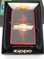 ZIPPO 28636  CHEVY  CANDY APPLE RED COLOR IMAGE     สีแดงลายแบบสกรีน  ของใหม่ไม่ผ่านการใช้งาน  มาพร้อมกล่องตรงรุ่น  รับประกันของแท้นำเข้าจากอเมริกา