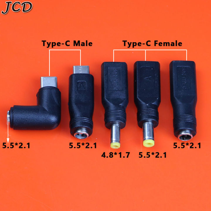 jcd-usb-type-c-5-5-2-1-mm-female-to-5-5x2-1-4-8-1-7-mm-micro-usb-male-for-iphone-plug-laptop-pc-dc-power-adapter-connector-wires-leads-adapters