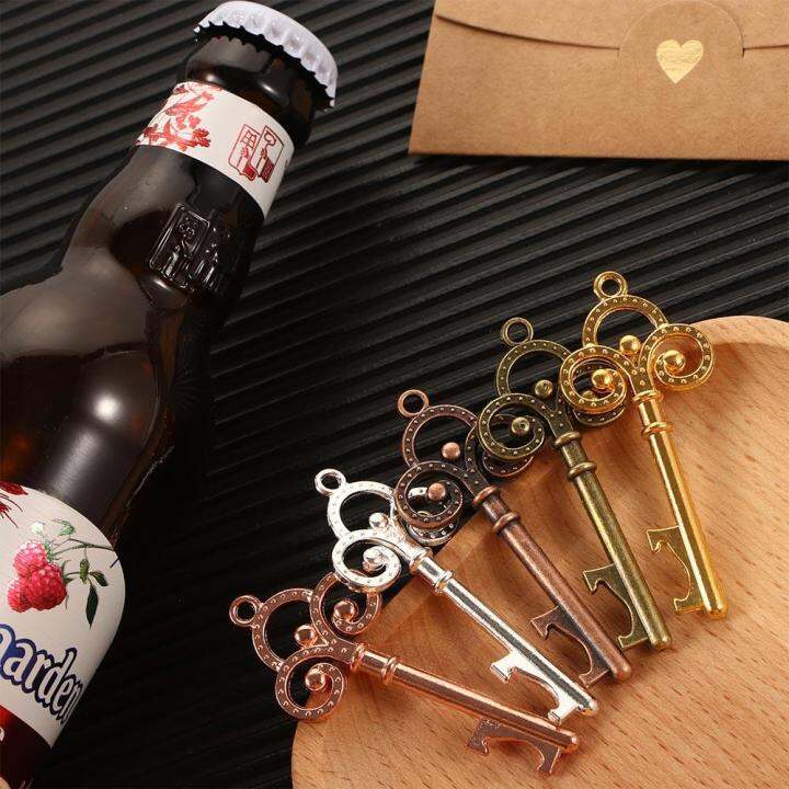 Key shaped bottle opener on sale keychain