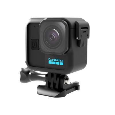 สำหรับ GoPro Hero 11ขนาดเล็กสีดำขอบป้องกัน G11M-BHK-ADJ/กรงกระต่ายกล้องเพื่อการกีฬาอุปกรณ์เสริม