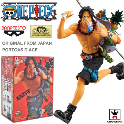 Figure ฟิกเกอร์ งานแท้ 100% แมวทอง Banpresto จาก One Piece วันพีช วันพีซ เต็มพิกัดสลัดจอมลุย Portgas D Ace พอร์ทกัส ดี เอส หมัดอัคคี กลุ่มโจรสลัดหนวดขาว Ver Original from Japan Anime อนิเมะ การ์ตูน มังงะ คอลเลกชัน ของขวัญ New Collection Model โมเดล