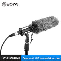 BOYA BY-BM6060 Professional Microphone Super-Cardioid Condenser Mic for Canon Nikon Panasonic Video DSLR Camcorder