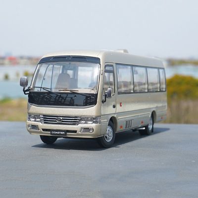 Coaster Middle Bus Van Model Toy 1:24 Coaster Van Bus Vehicle Auto Alloy Metal Model Toy Diecast For Collection