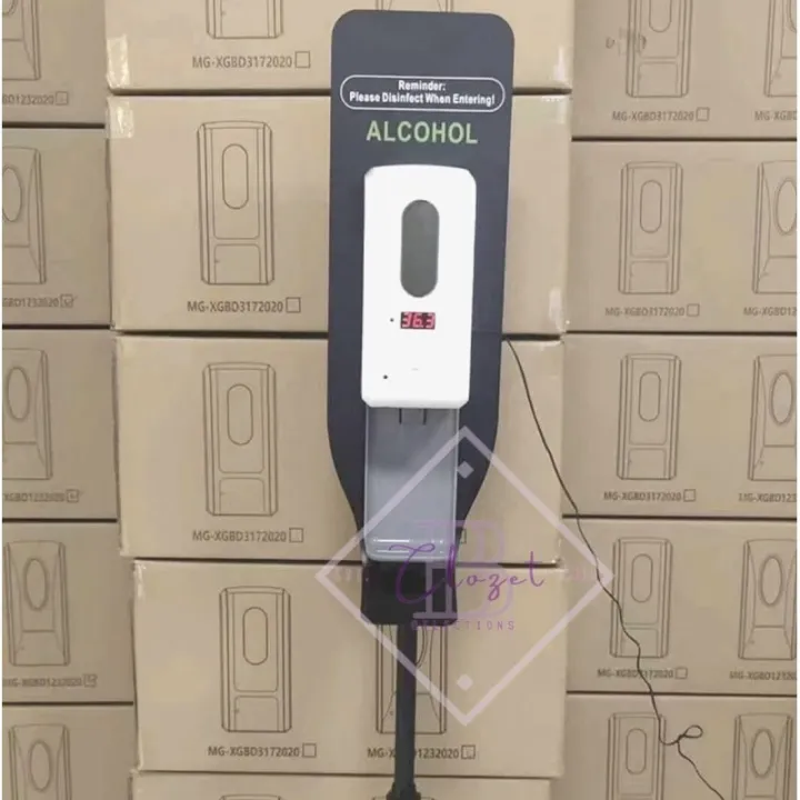 NEW & IMPROVED] F1 2in1 Compact Thermal Scanner Automatic Alcohol