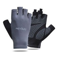 NATALIA Shock-absorbing Breathable Non-Slip Cycling Equipment Bike Gloves Fingerless Cycling Gloves Touch Screen Glove Fitness Gloves Half Finger Glov