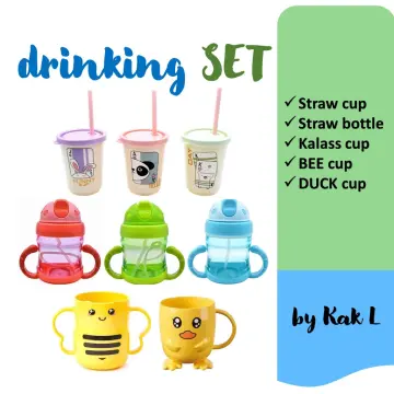 Phanpy Sippy Cup with Straw, Toddler Cup with Lid and Straw, Silicone Straw Sippy Cup, Baby Straw Cup, Baby Traning Sippy Cup with Straw Spill Proof