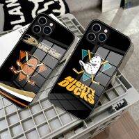 {จี้ดิจิตัล} Mightys คนรักสัตว์เป็ดสำหรับเคสโทรศัพท์กระจกนิรภัยสำหรับ IPhone 14 13 11 12 Pro 8 7 Plus X MAX XR XS MINI SE 2020Screen Protectors